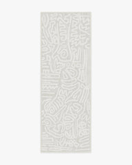 Freestyle Pearl Flatwoven Rug by Keith Haring