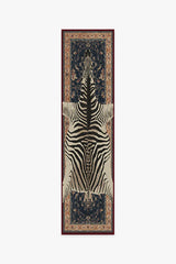 On Safari Sapphire Flatwoven Rug by Iris Apfel