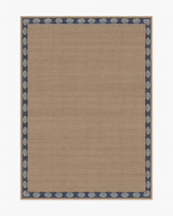 Shelley Slate Blue & Natural Re-Jute Rug