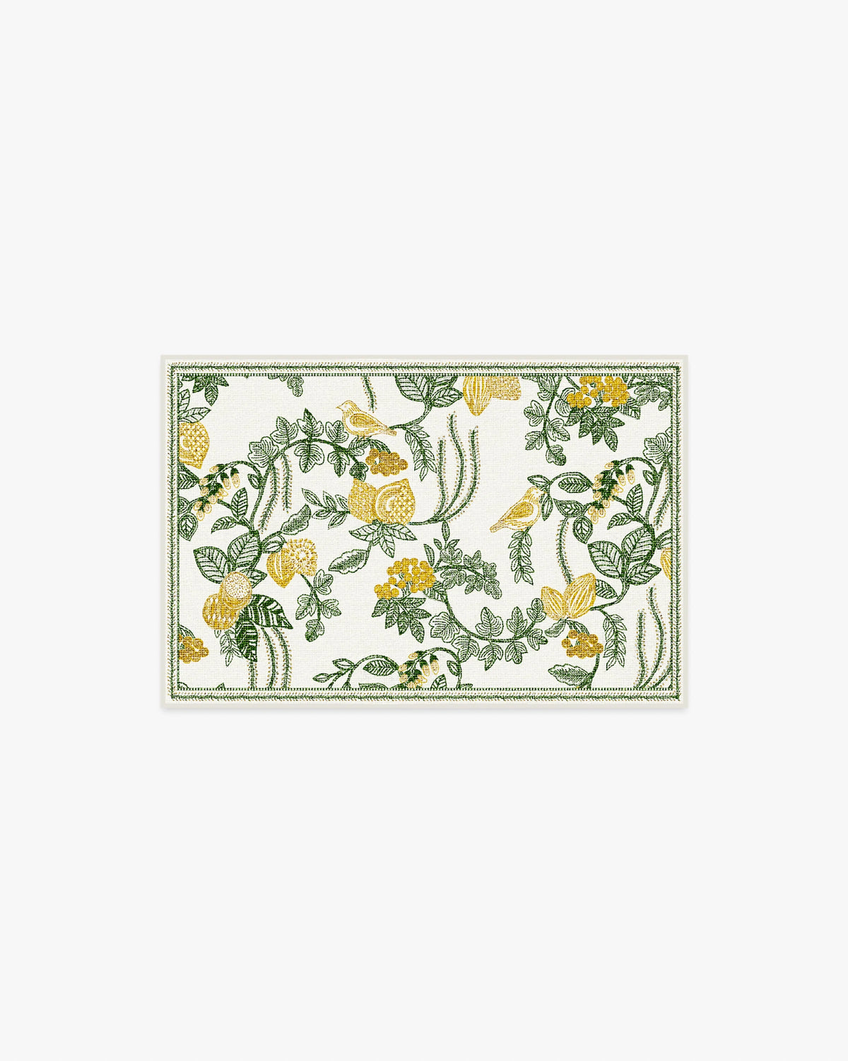 Heidi Green & Lemon Rug