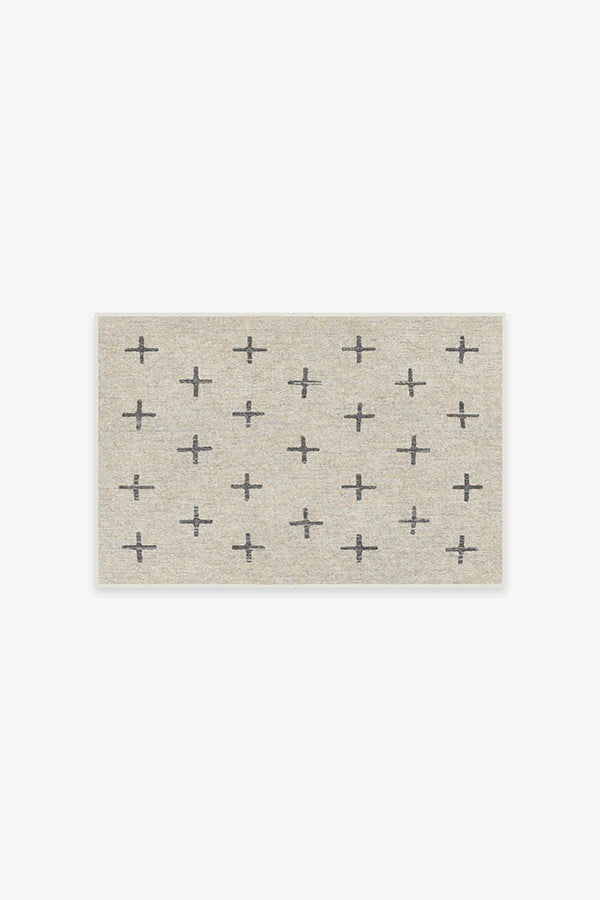 Crosby Birch & Charcoal Flatwoven Rug