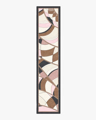 Portobello Road Soft Pink & Black Flatwoven Rug by RIXO