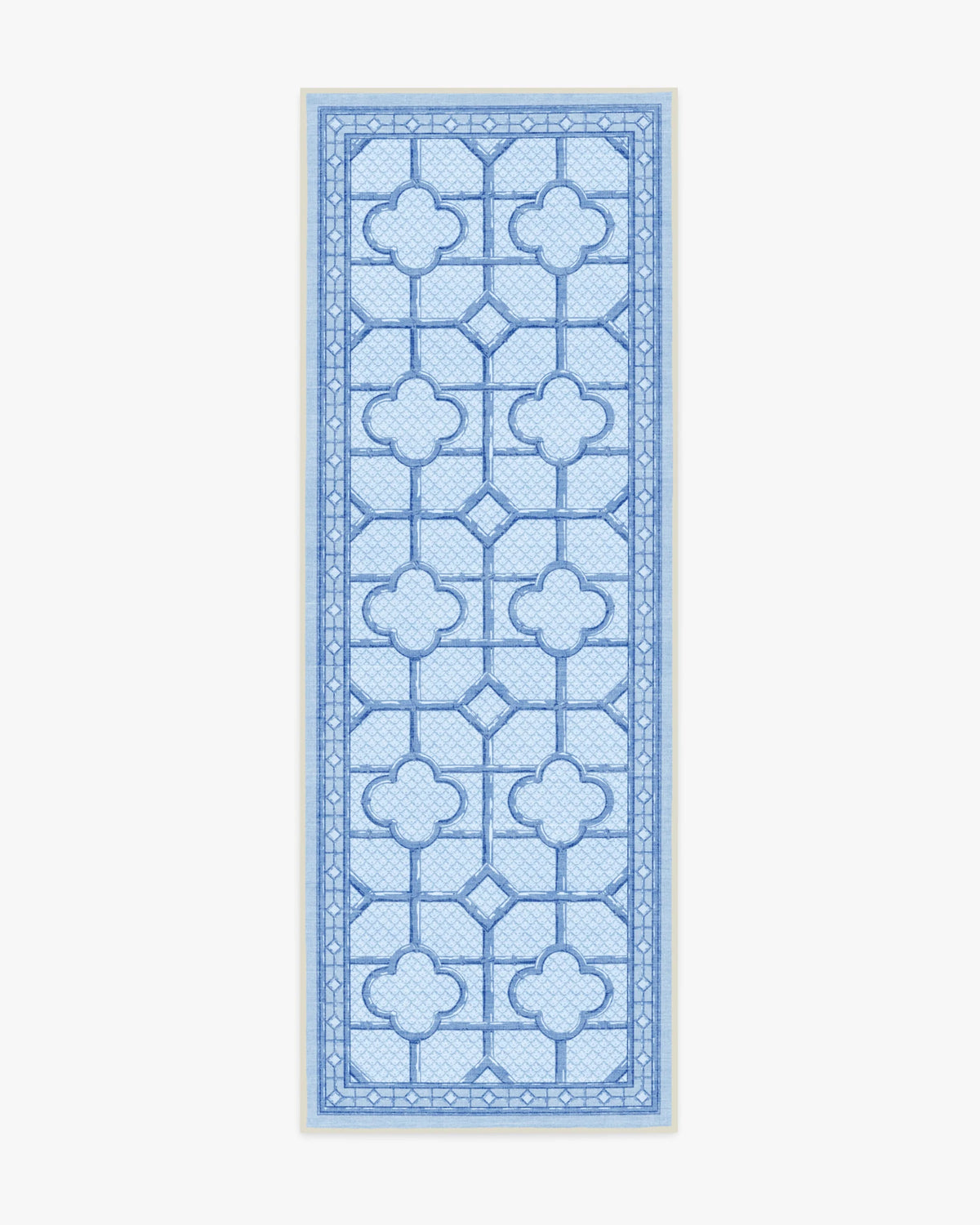 Shaded Bamboo Blue Outdoor Rug by Mrs. Alice
