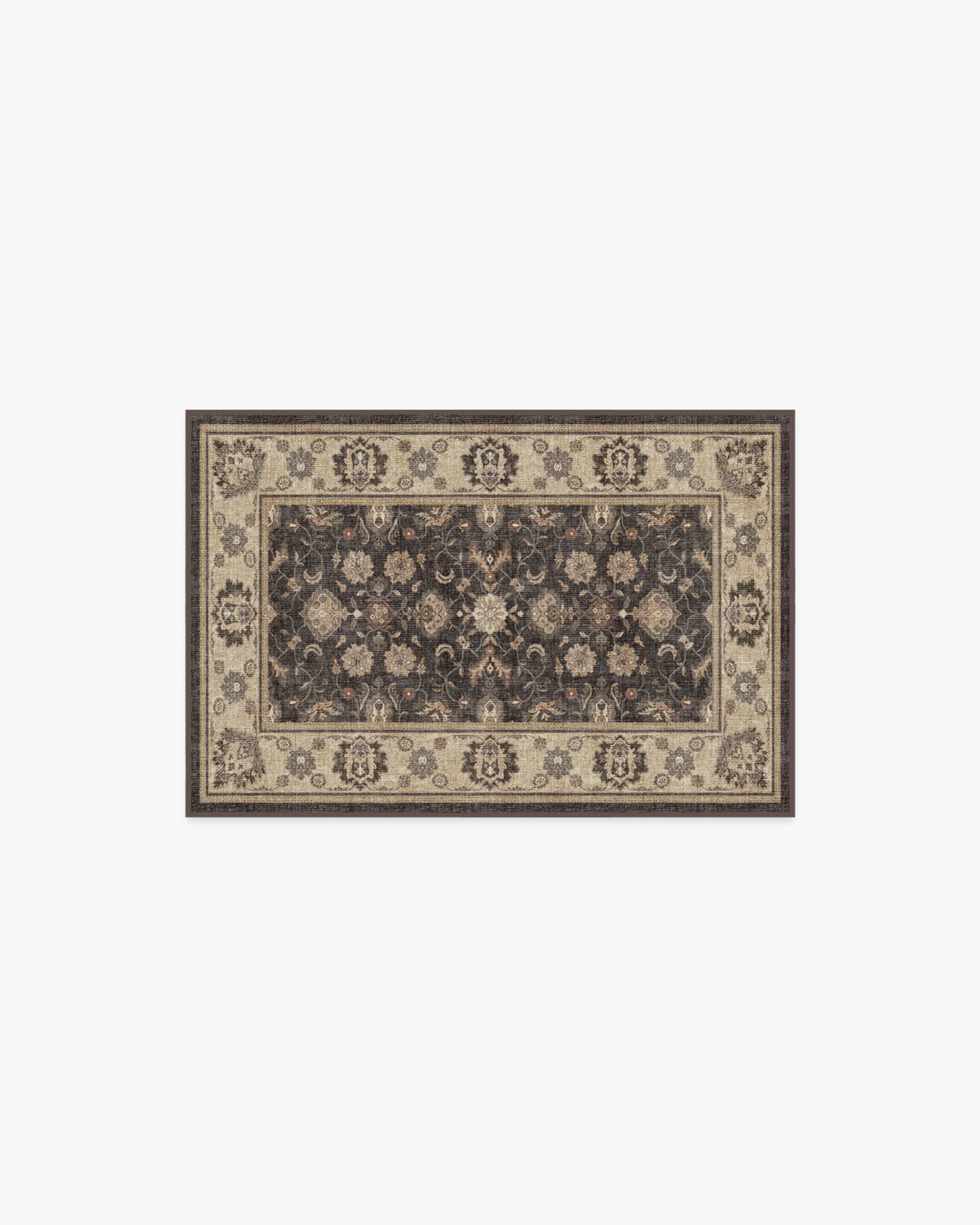 Odette Dark Wood Flatwoven Rug