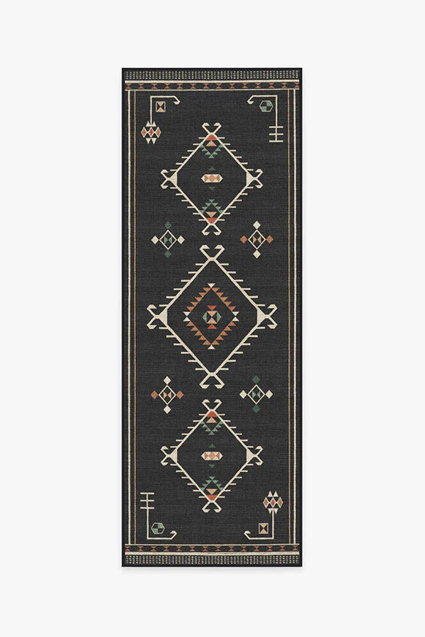 Damali Black Multicolor Outdoor Rug