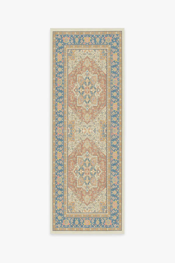 Kamran Sunset Orange Outdoor Rug
