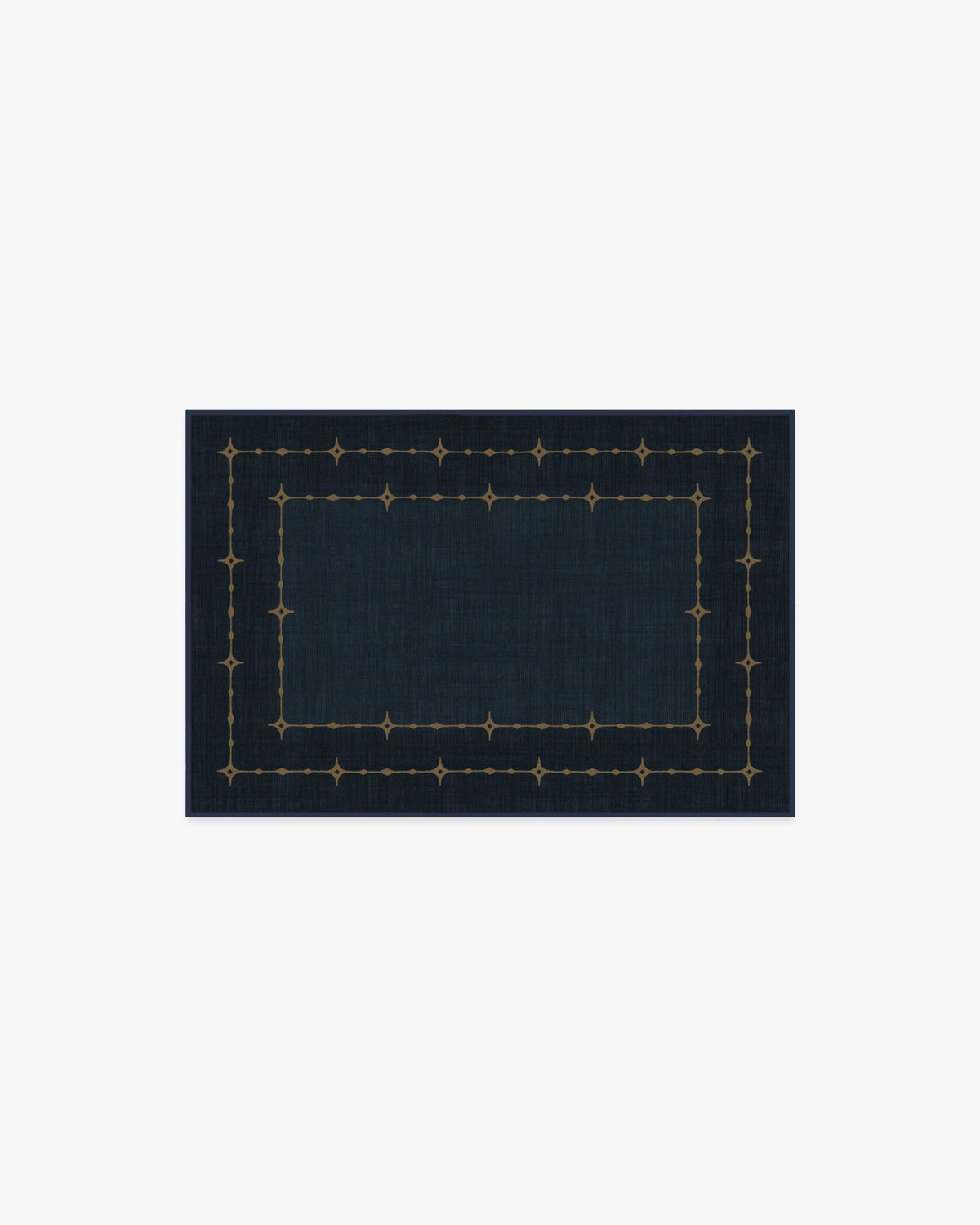 Sparkle Border Dark Navy Rug