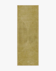 Ayla Gold Flatwoven Rug by Architectural Digest