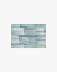 Solar Drift Silver Blue Rug