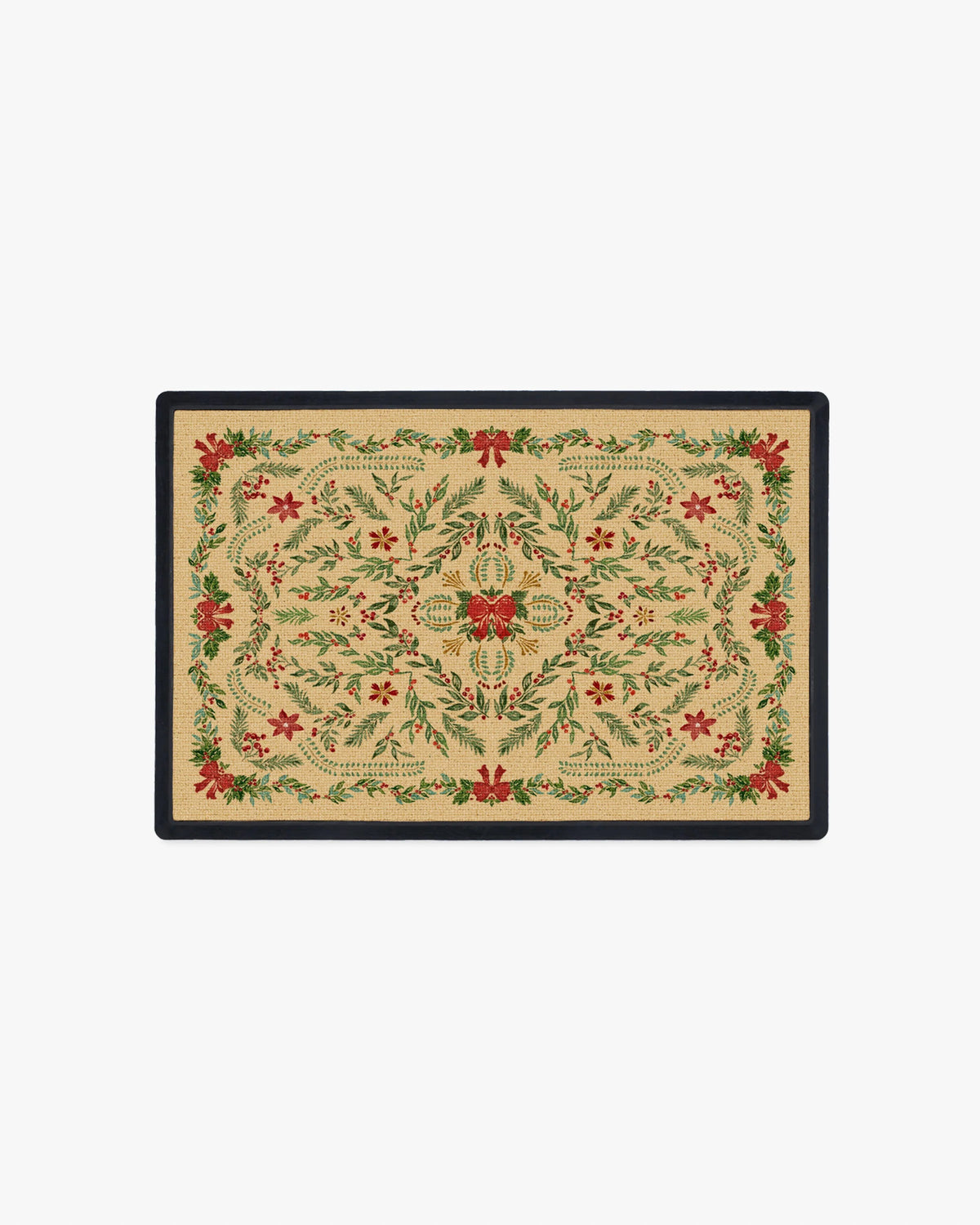 Deck the Halls Natural Doormat