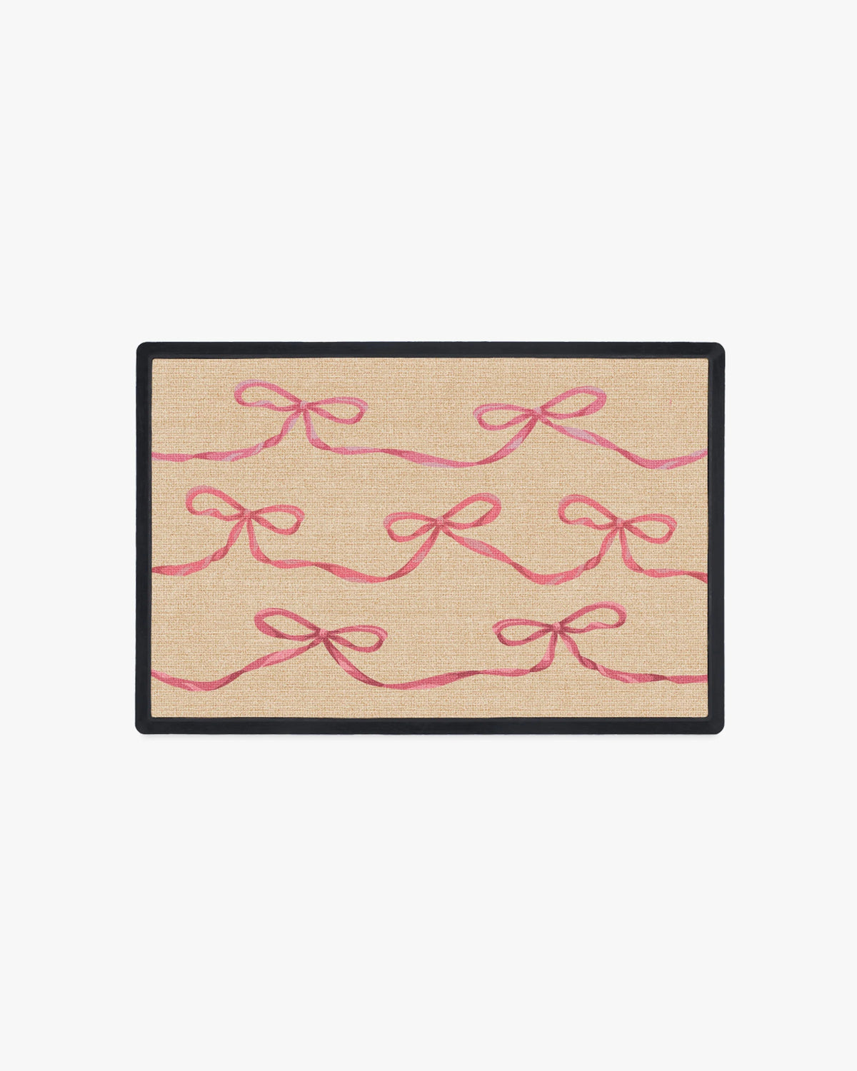 Rosette Bows Pink Doormat