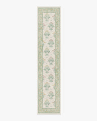 Meadow Sweet Ivory & Green Rug by Morris & Co.