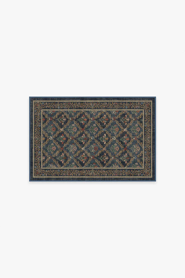 Bellflowers Blue Rug by Morris & Co.