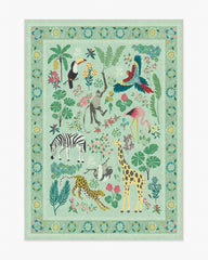 Jingle Jungle Sage Rug by Iris Apfel