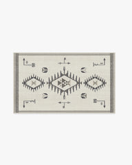 The Child Black & Cream Rug