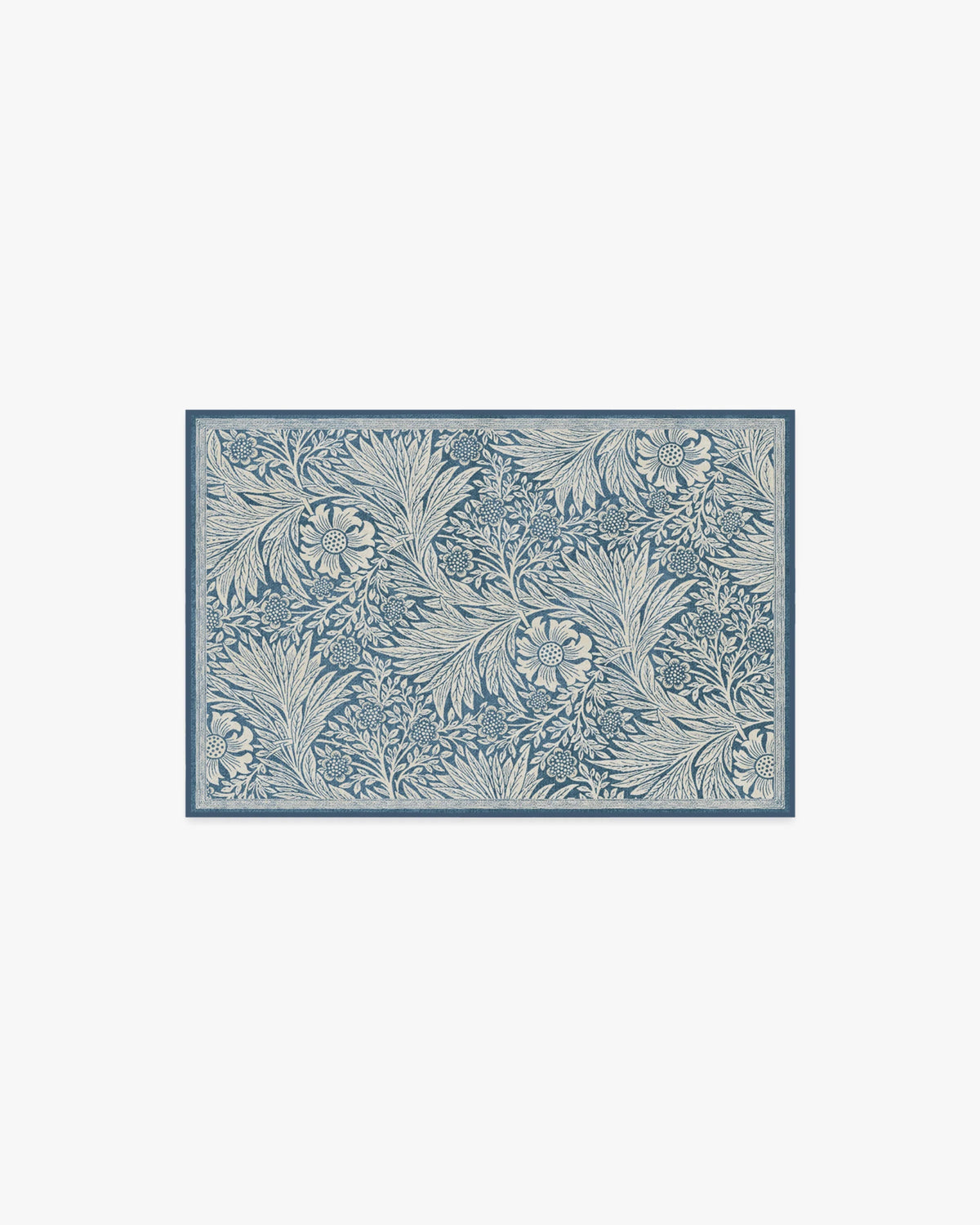 Marigold Blue Flatwoven Rug by Morris & Co.