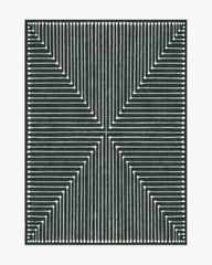 Inkdrop Charcoal Rug by Jonathan Adler
