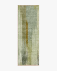 Ombré Mirage Green Flatwoven Rug