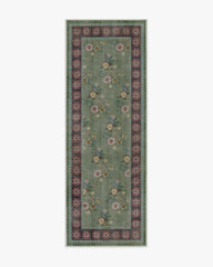 Pennywood Green & Pink Rug