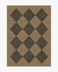 Salerno Soft Black Re-Jute Rug by goop