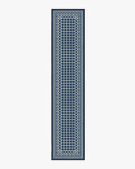 Palm Beach Navy Flatwoven Rug by Gray Malin