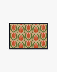 Holland Tulips Orange Doormat