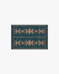 Lark Blue & Rose Rug