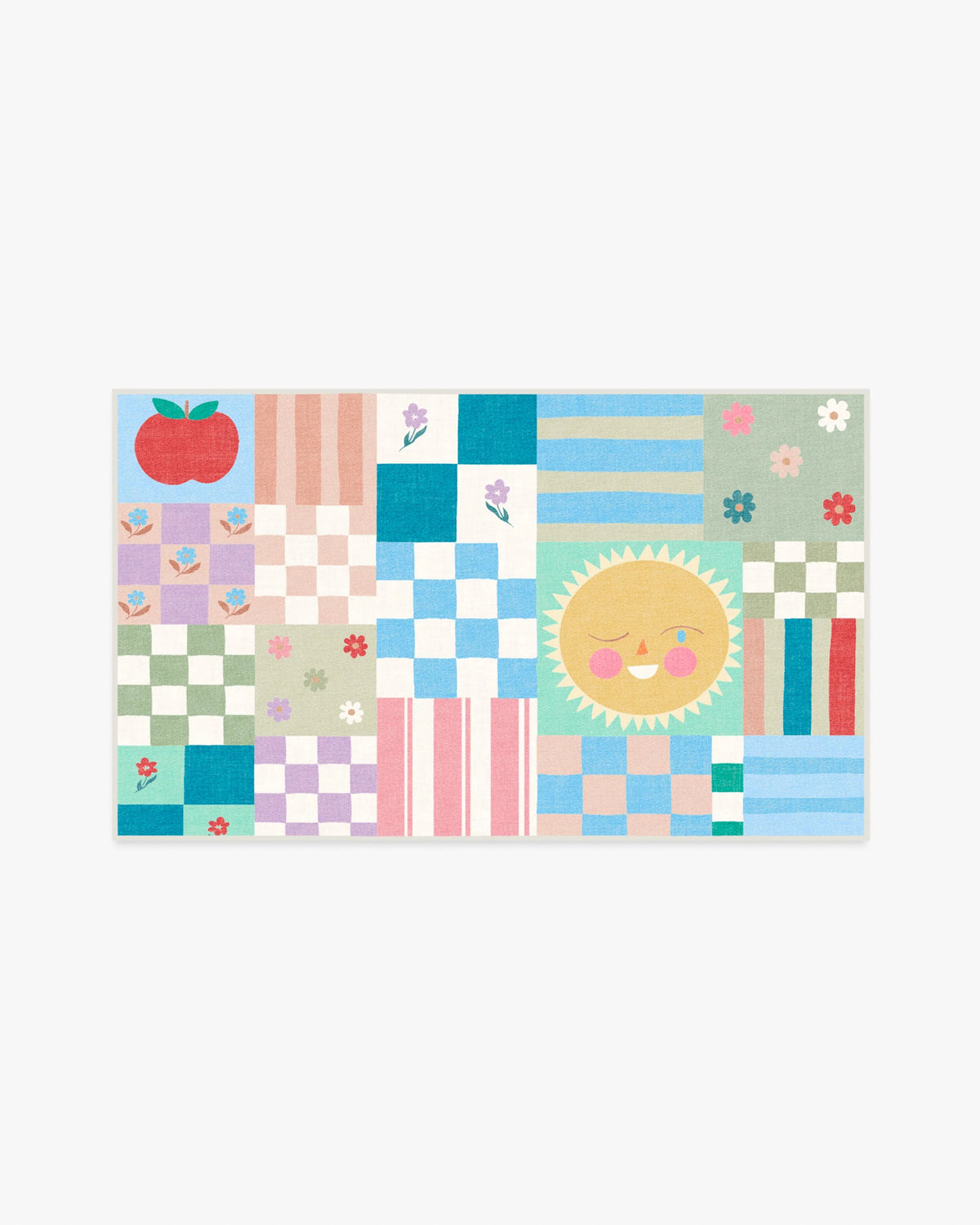 Hello Sunshine Patchwork Multicolor Rug