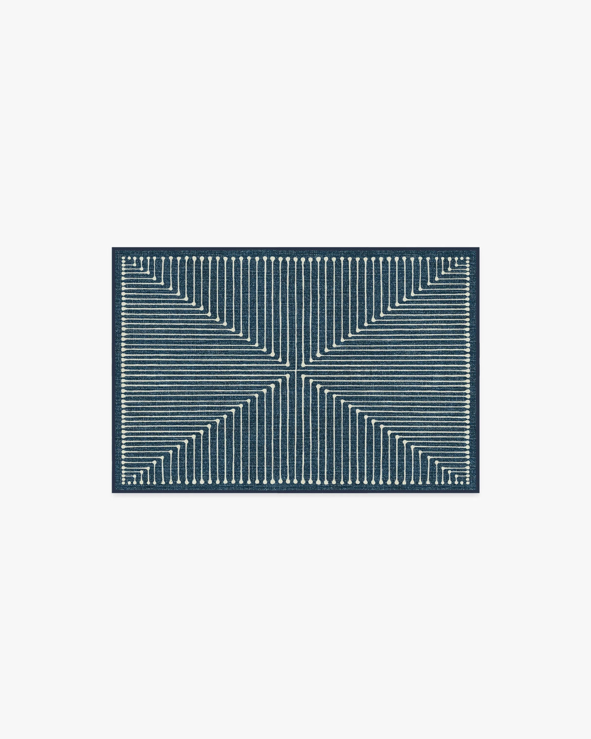 Inkdrop Lapis Blue Rug by Jonathan Adler