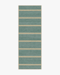 Malibu Blue Re-Jute Rug by Gray Malin