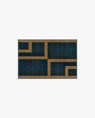 Aldo Indigo & Ochre Flatwoven Rug by The Local Project
