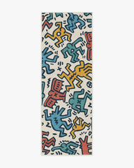 Block Party Multicolor Rug by Keith Haring