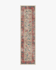 Lilou Currant & Teal Green Flatwoven Rug