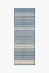 Coastal Linear Stripe Slate Rug