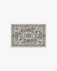 Delphina Black & White Flatwoven Rug