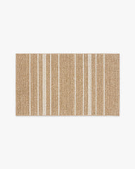 Arden Stripe Natural & Bleached Performance Weave Rug