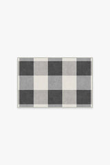 Buffalo Plaid Black & White Rug