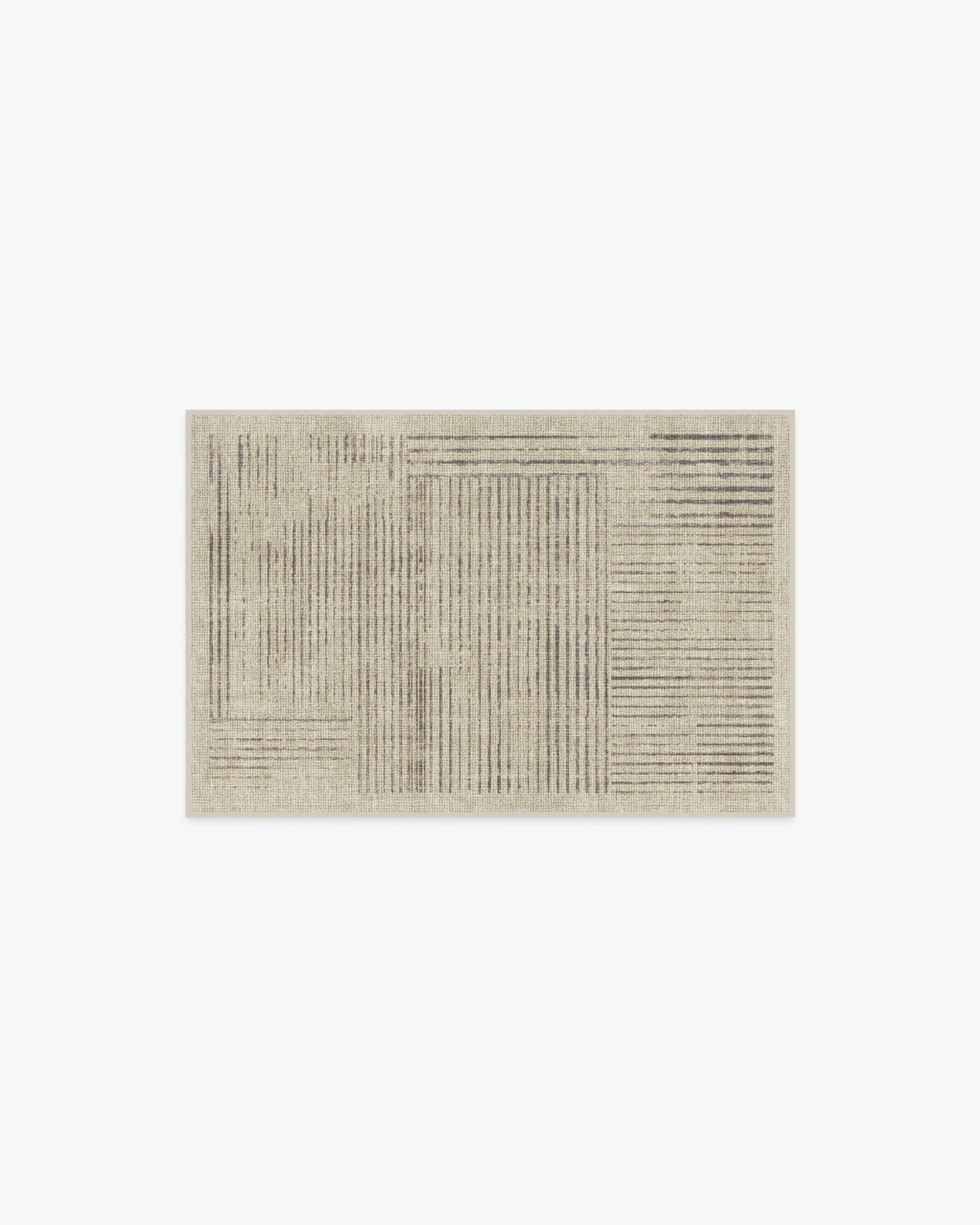 Linear Oasis Stone Grey Flatwoven Rug