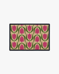 Holland Tulips Pink Doormat
