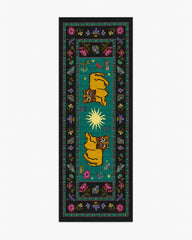 Lion’s Cub Charcoal Multicolor Flatwoven Rug by RIXO
