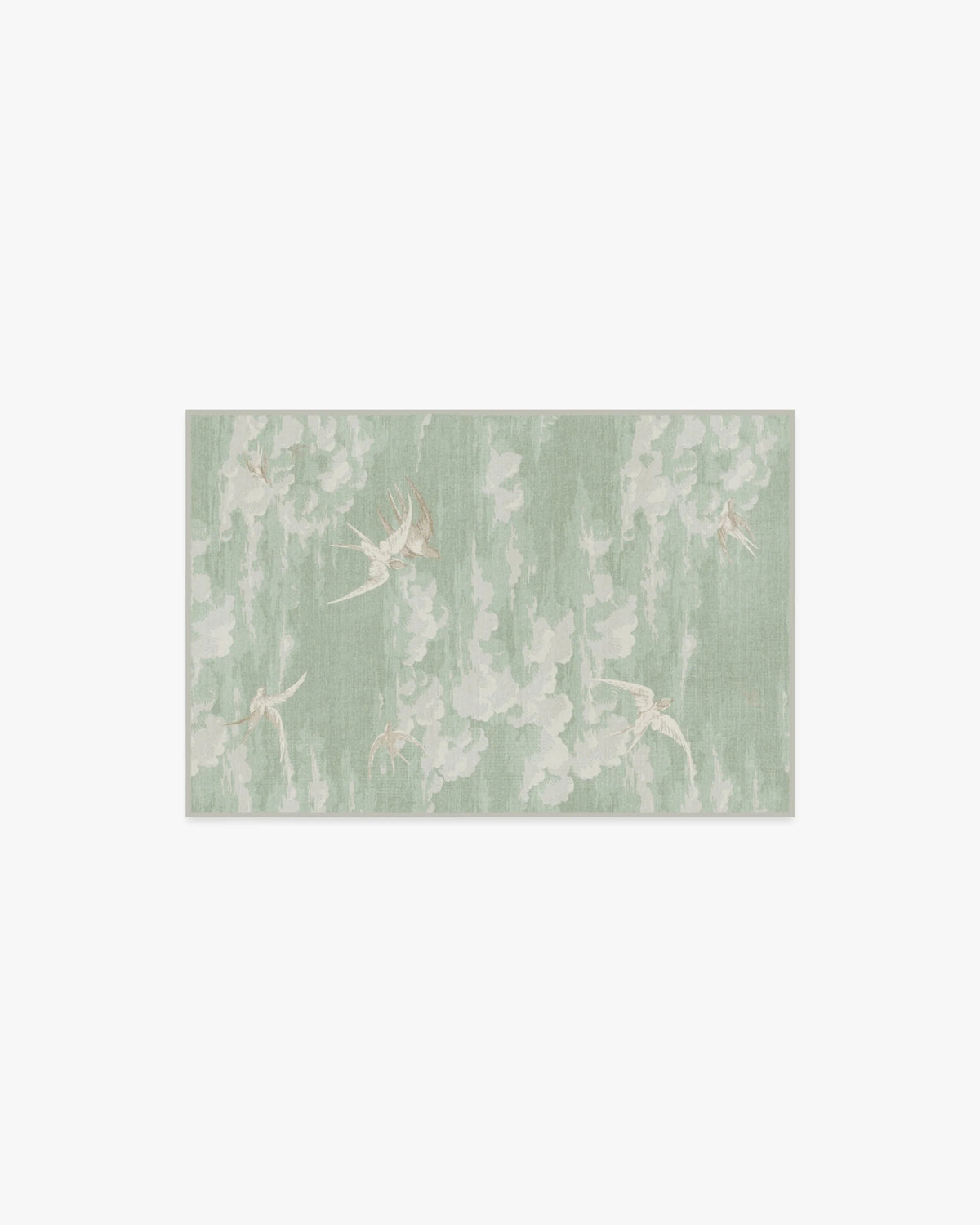 Silvi Clouds Seaspray Flatwoven Rug by Sanderson