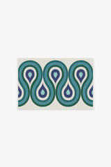 Milano Peacock Flatwoven Rug by Jonathan Adler