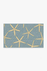Starfish Pale Blue Flatwoven Rug