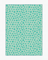Dancing Dots Mint Green Rug