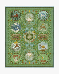Woodland Wanderer Green Rug