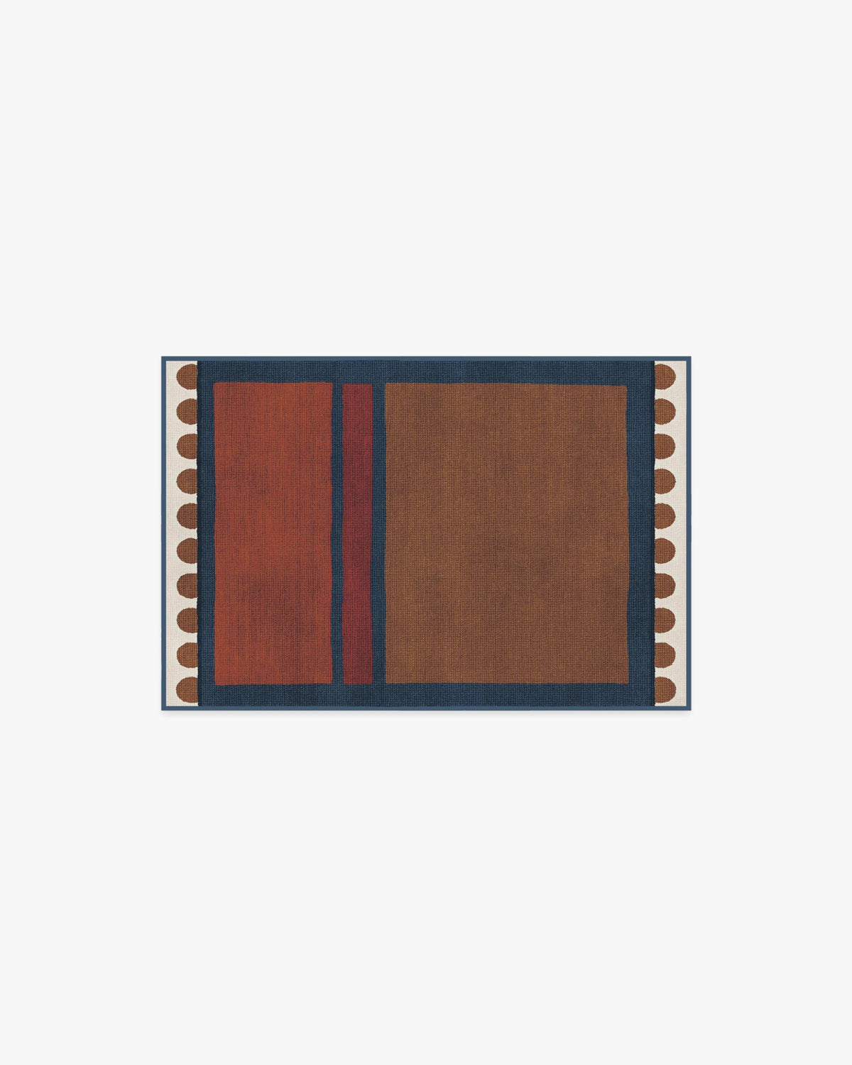 Nina Indigo & Rust Flatwoven Rug by Justina Blakeney