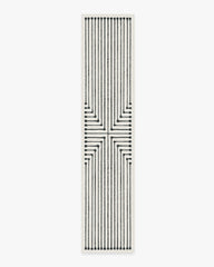 Inkdrop Black & Ivory Rug by Jonathan Adler