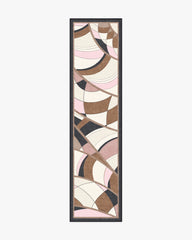 Portobello Road Soft Pink & Black Flatwoven Rug by RIXO
