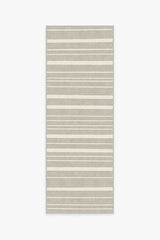 Hudson Stripe Stone Flatwoven Rug
