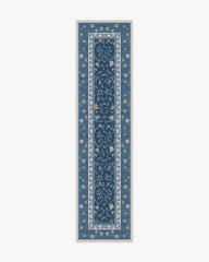 Della Blue & Ivory Outdoor Rug